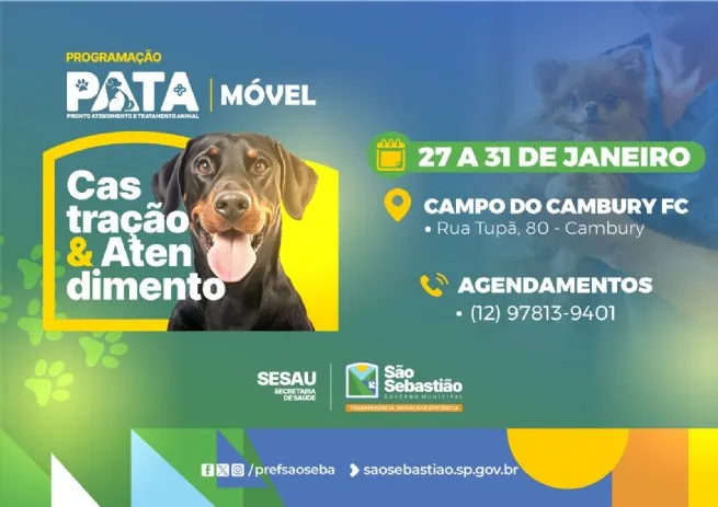 Foto: Reprodução/Prefeitura de São Sebastião - SP