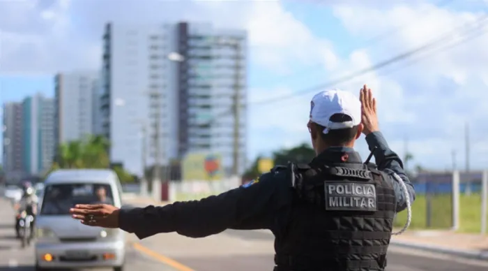 Batalhão de Polícia de Trânsito orienta pais e responsáveis na volta às aulas // Fotos: Ascom/ SSP