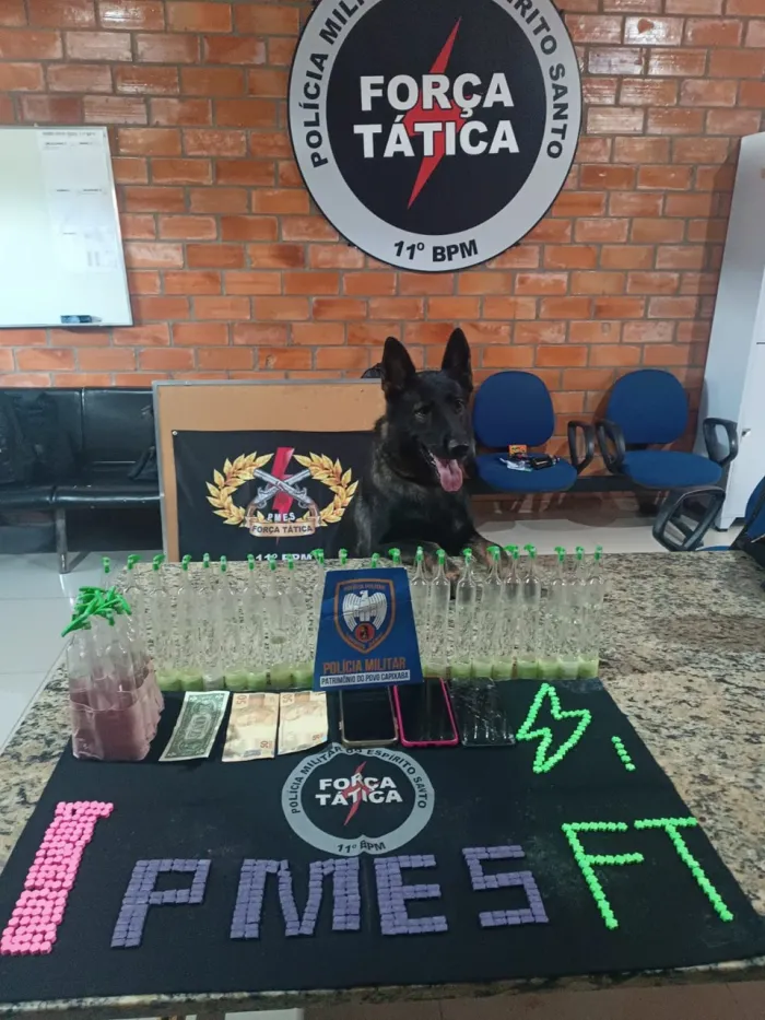 Operação conjunta entre PMES e PMMG intercepta drogas e prende três suspeitos