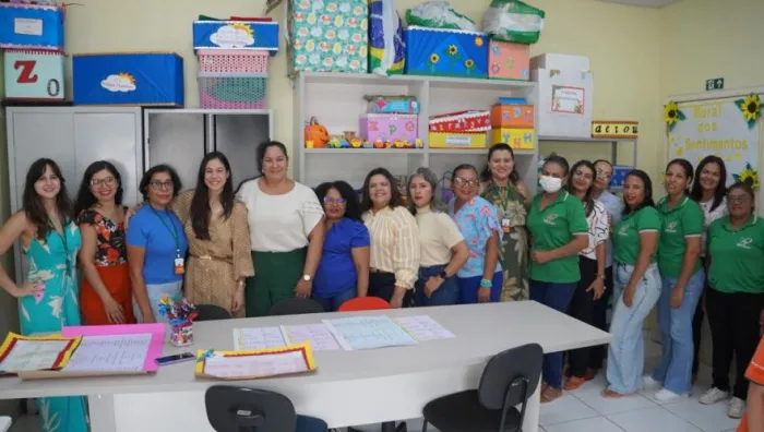 Assistência Social: Primeira-dama Lanúzia Lobo participa da entrega da sala pedagógica do EAP