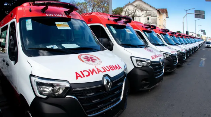 Viaturas de Suportes Avançado e Básico serão distribuídas nas bases descentralizadas no estado / Foto: Mário Sousa