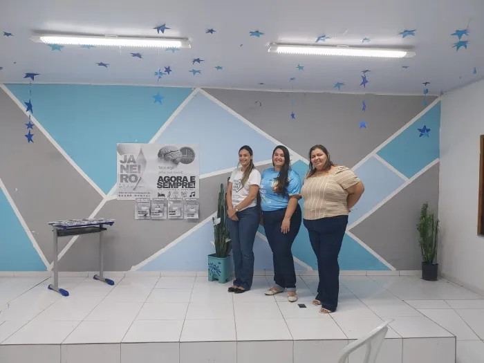 - Palestra levou informações sobre saúde mental para servidores e adolescentes do Centro Socioeducativo Cocais (Foto: Divulgação)