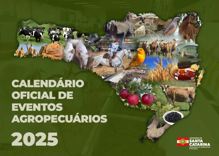 Calendário de Eventos Agropecuários 2025 destaca a força do setor em SC