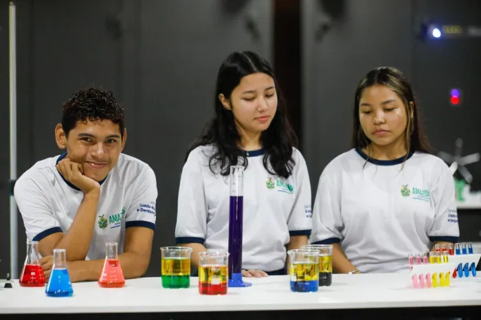 ”Adorei a escola e a estrutura. Esse ano vai ser bem diferente”, diz aluna da Escola da Floresta