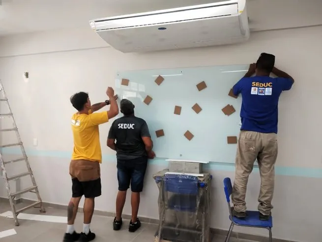 Unidades escolares passam manutenções antes do início do ano letivo