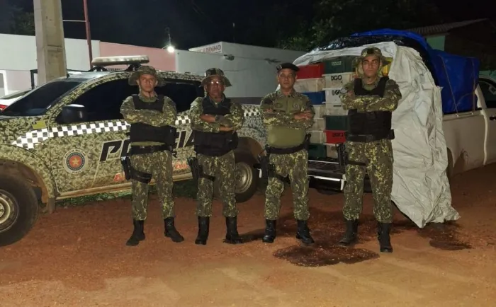 Polícia Militar apreende uma tonelada de peixe transportado ilegalmente no Piauí