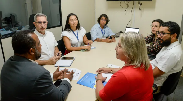Sead discute parceria com a Fapitec para organizar trabalho de avaliação das propostas submetidas / Foto: Ascom Sead