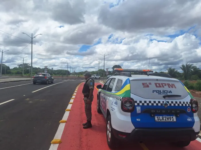 PM reforça policiamento no prolongamento da Av. Professor Arimatéia Santos em Teresina