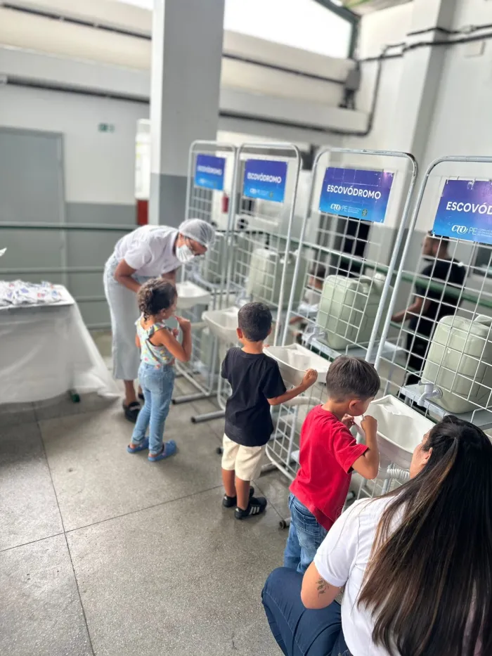 Secretaria de Saúde promove primeira ação de volta às aulas do Programa Aprender com Saúde