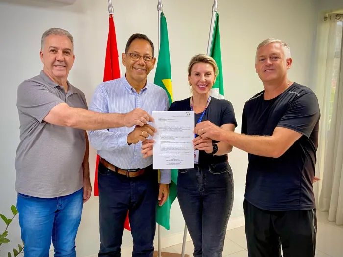 Comitiva da Fesporte visita município de São Miguel do Oeste