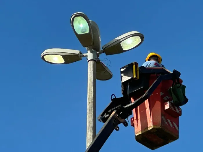 SSAM: Equipes intensificam troca de lâmpada para reforçar iluminação Pública