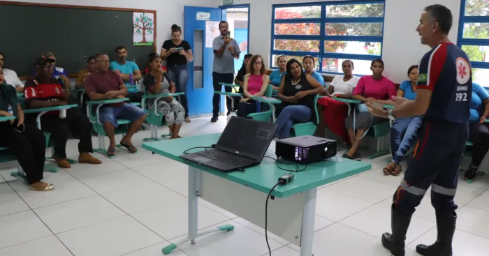 Projeto “Samuzito” leva conscientização sobre urgências e emergências para escolas de Porto Nacional