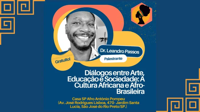 Professor fala sobre arte e educação na Casa SP Afro