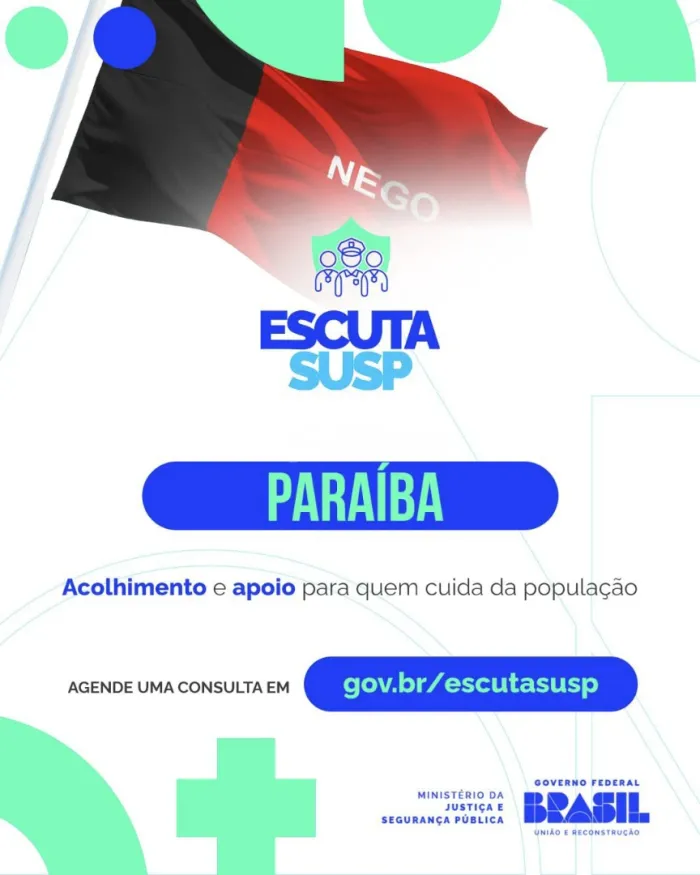 Escuta SUSP: atendimento psicológico gratuito e confidencial a profissionais da segurança pública