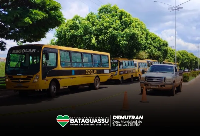 DEMUTRAN opera vistoria de frotas de transporte escolar para início do ano letivo