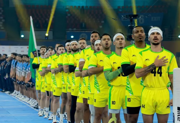 Acadêmico da Udesc Cefid é destaque da seleção brasileira na 1ª Copa do Mundo de Kho Kho na Índia