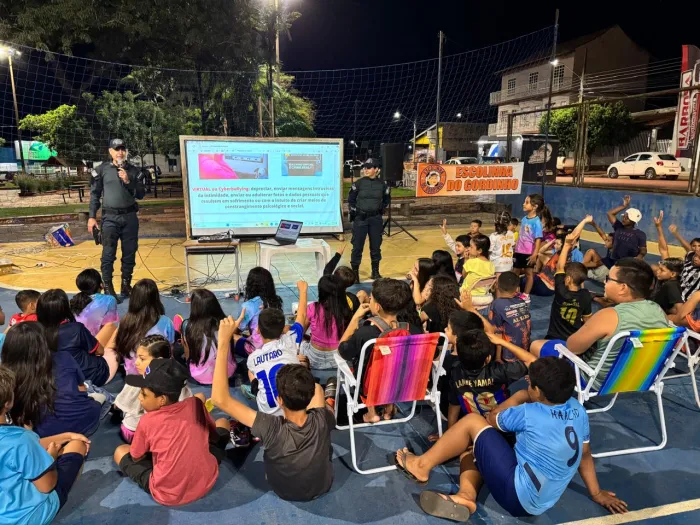Polícia Militar realiza palestra sobre bullying e drogas em projeto social de Rio Verde