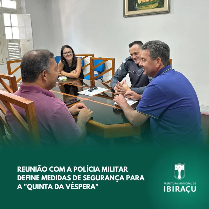 Reunião com a Polícia Militar Define Medidas de Segurança para a 