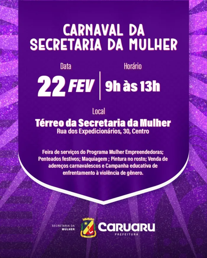 Foto: Reprodução/Prefeitura de Caruaru - PE