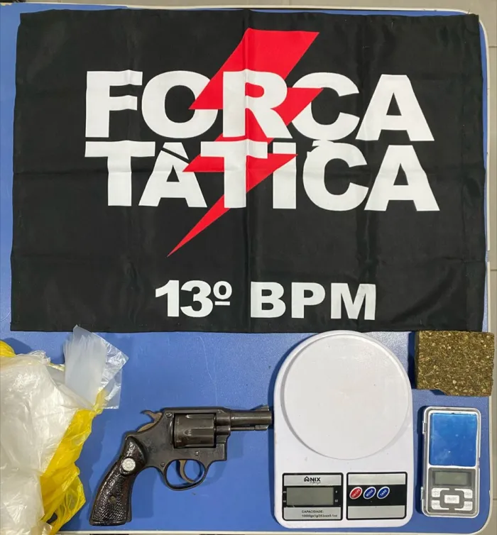 13º BPM apreende arma de fogo e detém três indivíduos em São Mateus