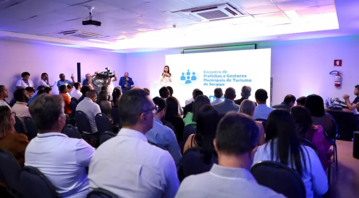 A primeira edição do Encontro de Prefeitos e Gestores de Turismo de Sergipe foi realizada no Centro de Convenções AM Malls – Sergipe / Foto: Max Carlos/Setur
