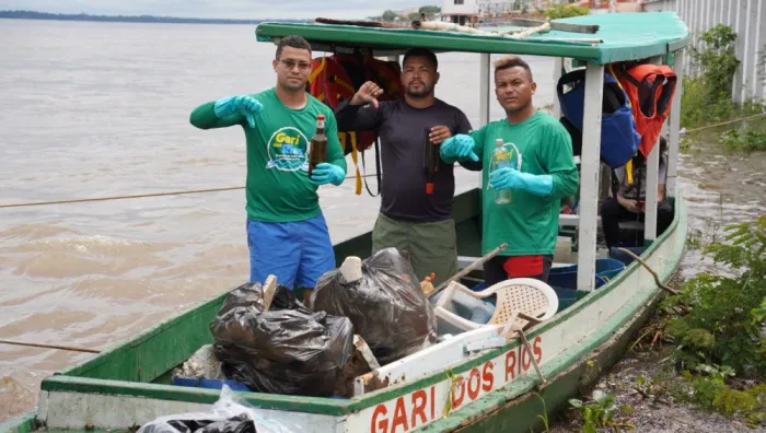 SSAM: Garis dos Rios intensificam limpeza dos rios Tocantins e Itacaiunas durante o inverno