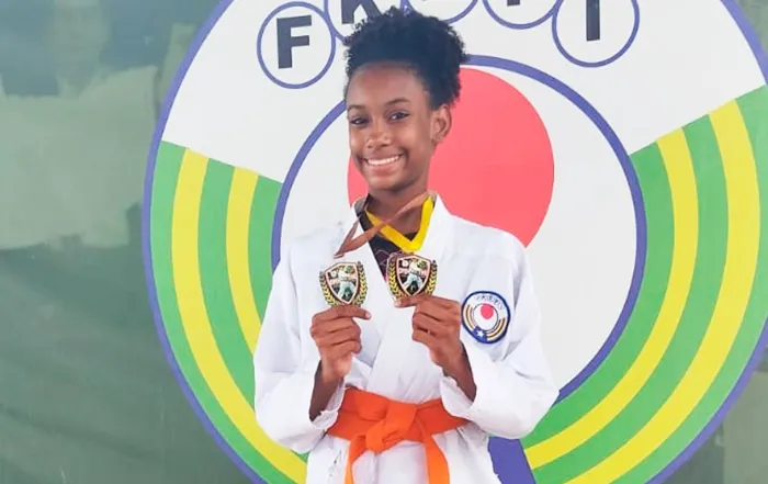 Estudante do Ceti Domício Magalhães conquista ouro no Teresina Open de Karatê