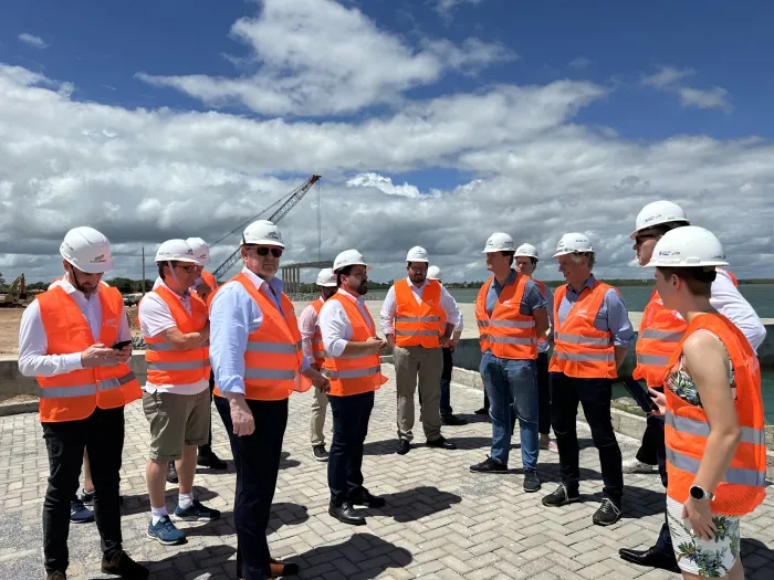 Porto Piauí recebe empresa belga Fluxys para colaboração na construção de gasoduto no litoral