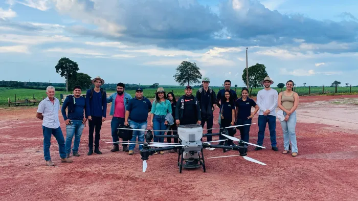 Alunos do ProfiTec/Uema realizam monitoramento agrícola com drones e sensores