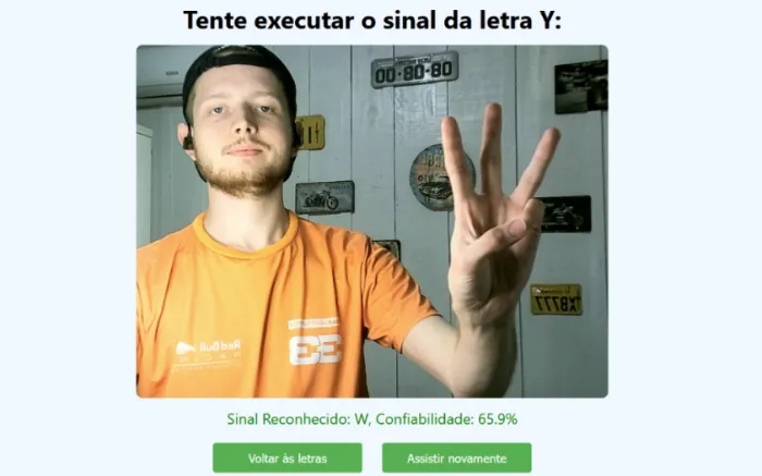 Aluno da Udesc Alto Vale desenvolve aplicativo para aprendizado de Libras