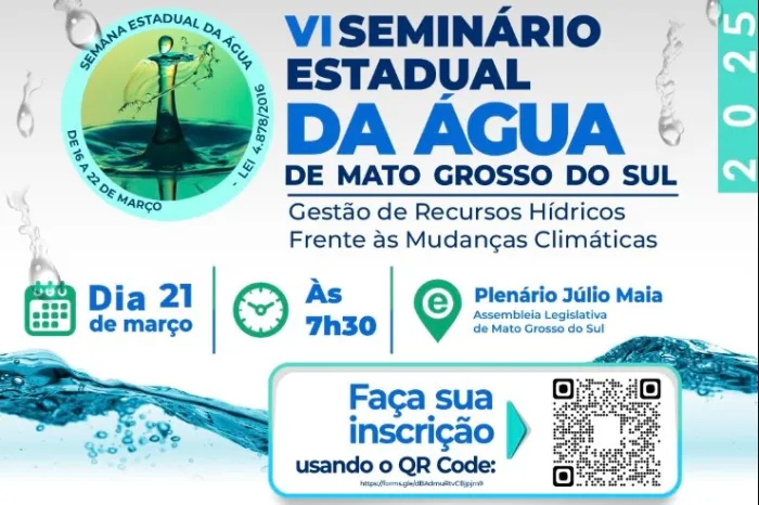 VI Seminário Estadual da Água Discute Gestão de Recursos Hídricos