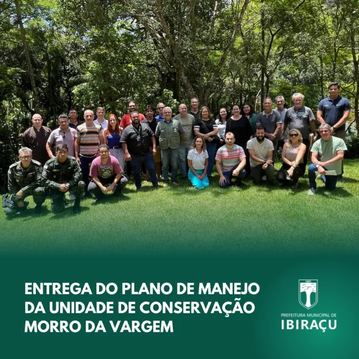 Entrega do Plano de Manejo da Unidade de Conservação Morro da Vargem