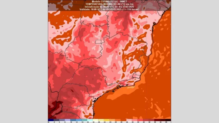 Defesa Civil emite alerta de altas temperaturas