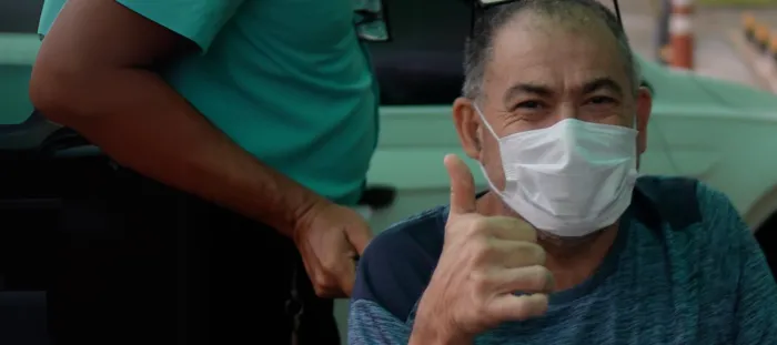 “Chegou na hora certa!”, diz paciente beneficiado com voucher da Mapa para continuar tratamento de saúde