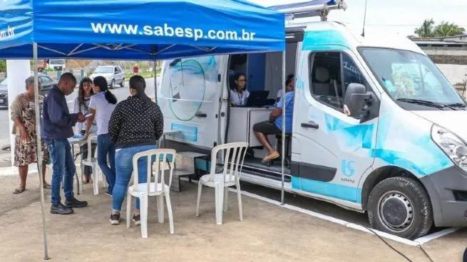 A pedido da Prefeitura, Sabesp atende São Sebastião com Agência Móvel em março