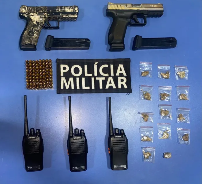 PM apreende armas em São Mateus