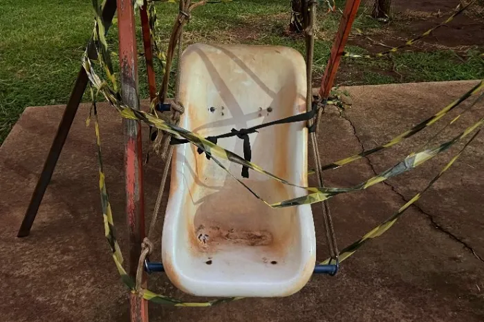 Deputado João Henrique denuncia abandono de parque infantil mantido pelo Governo