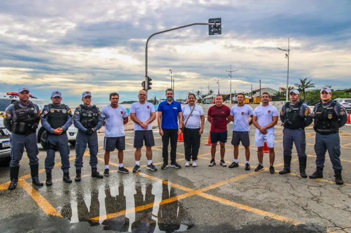Avenida Litorânea tem primeiro dia de interdição para atividades esportivas com monitoramento da MOB e Polícia Militar