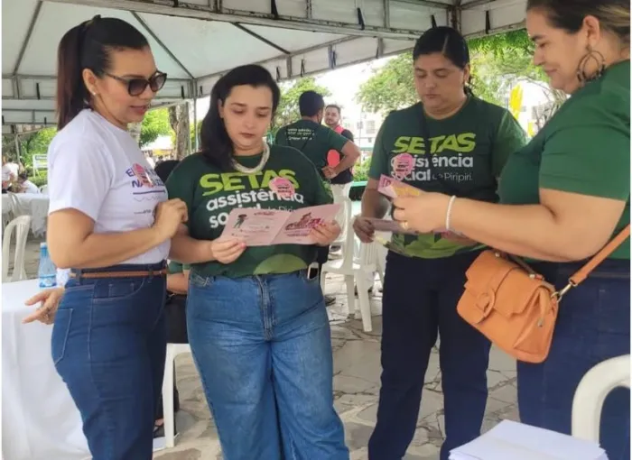 Piripiri recebe ações do Ônibus Lilás para o enfrentamento à violência de gênero