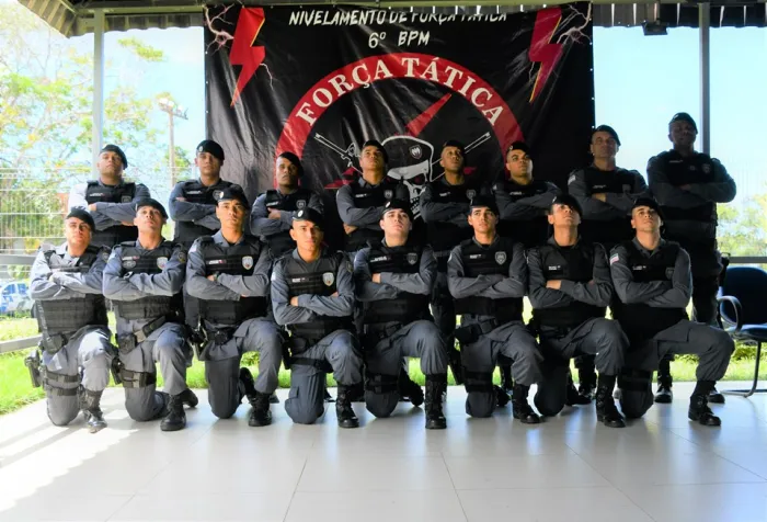 6º Batalhão realiza solenidade de conclusão do nivelamento da Força Tática