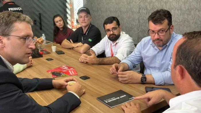 Nesta segunda-feira, agência realizou 13 reuniões com empresas -Foto: Gustavo Mansur/Ascom Invest RS