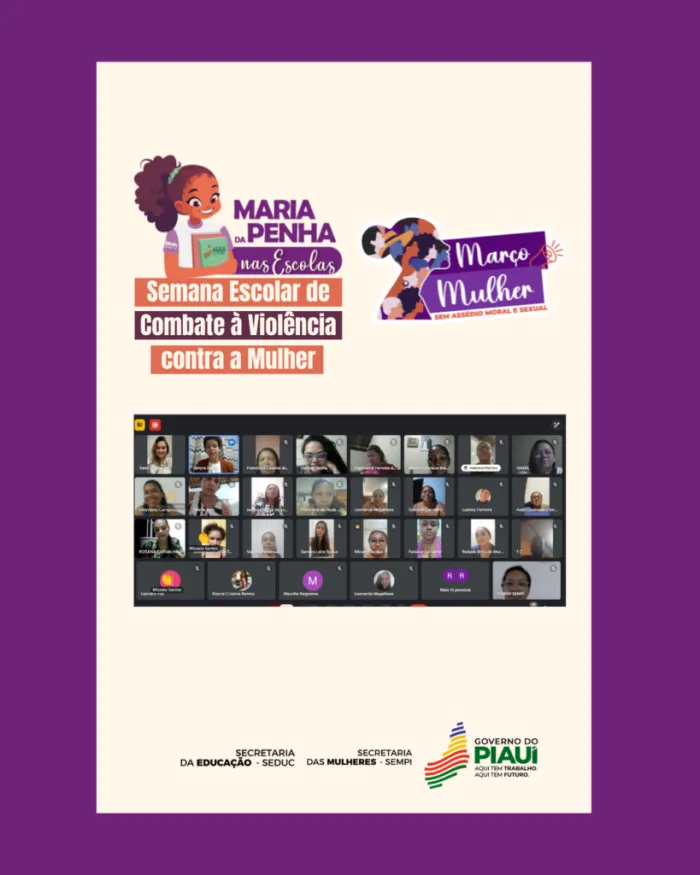 Maria da Penha nas Escolas: projeto forma mais de 60 educadores para o combate da violência de gênero