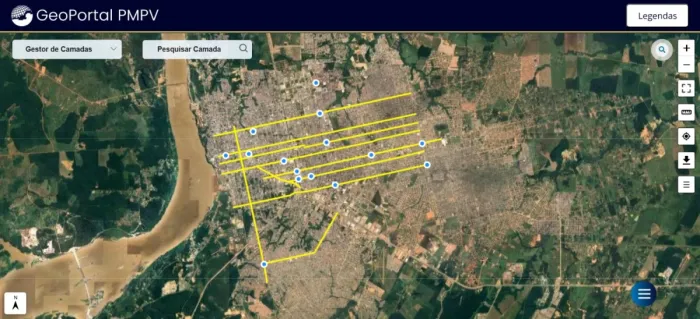 Veja como consultar a localização dos radares eletrônicos pelo Geoportal da Prefeitura de Porto Velho