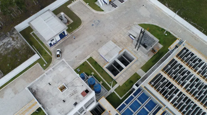 Estação de tratamento de água (ETA) de Areia Branca / Foto: Ascom Deso