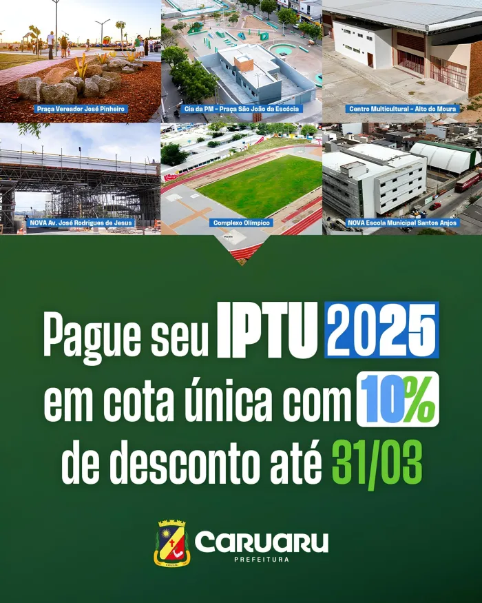 Foto: Reprodução/Prefeitura de Caruaru - PE