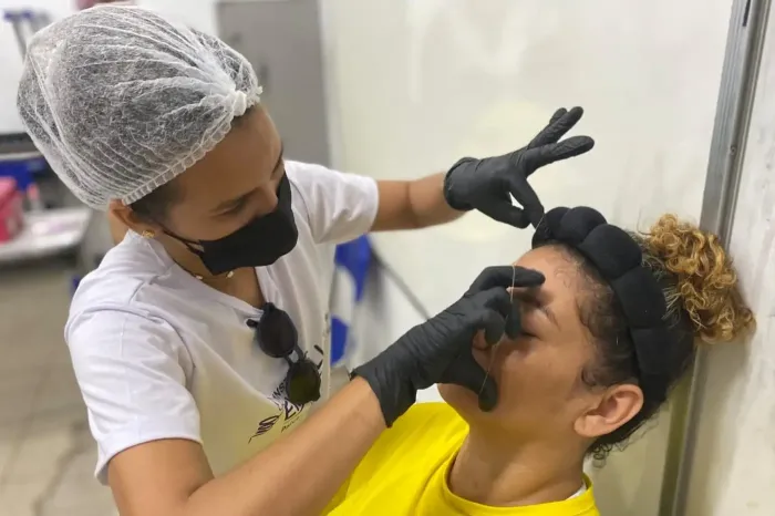 Seap realiza ação especial em Ananindeua em alusão ao Março Lilás para conscientização sobre saúde da mulher