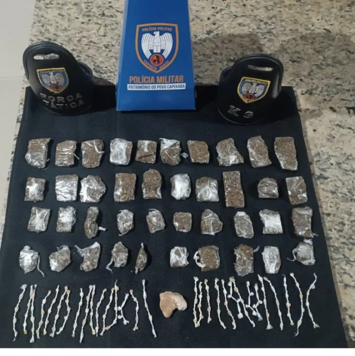 11º Batalhão apreende maconha e crack em Barra de São Francisco