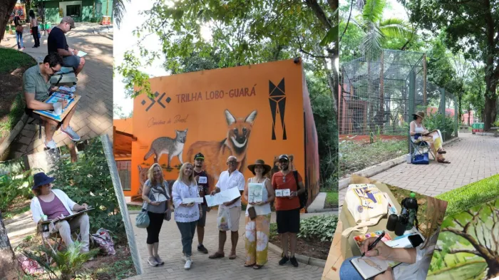 Urban Sketchers volta ao Zoobotânico nos dias 19 e 23/3