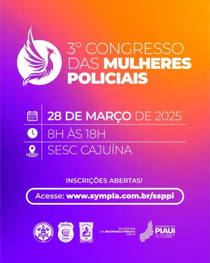 SSP-PI promove 3º Congresso das Mulheres Policiais em Teresina
