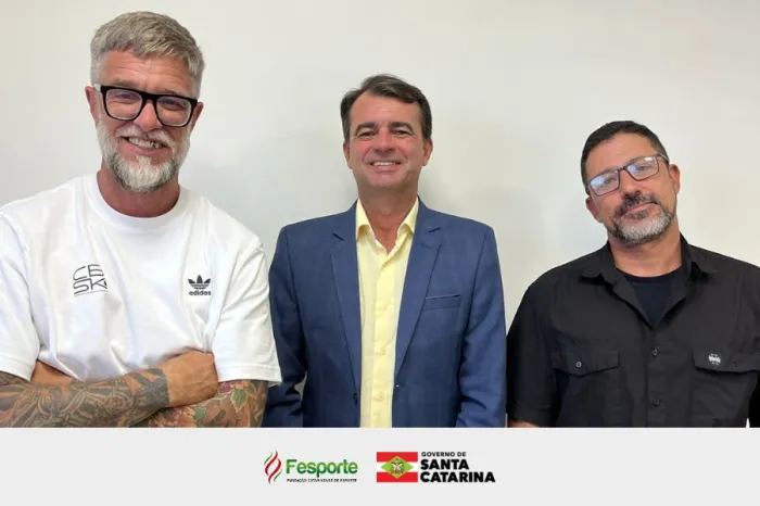 Fesporte recebe o presidente da Confederação Brasileira de Skate